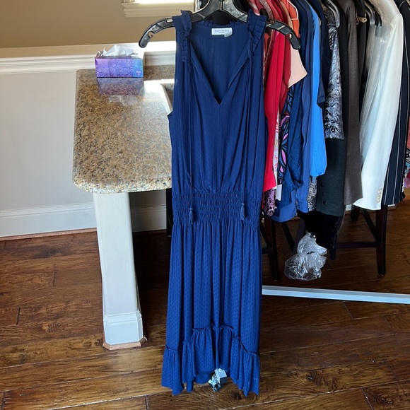Ramy Brook Sleeveless Navy Blue Maxi - Picture 2 of 7